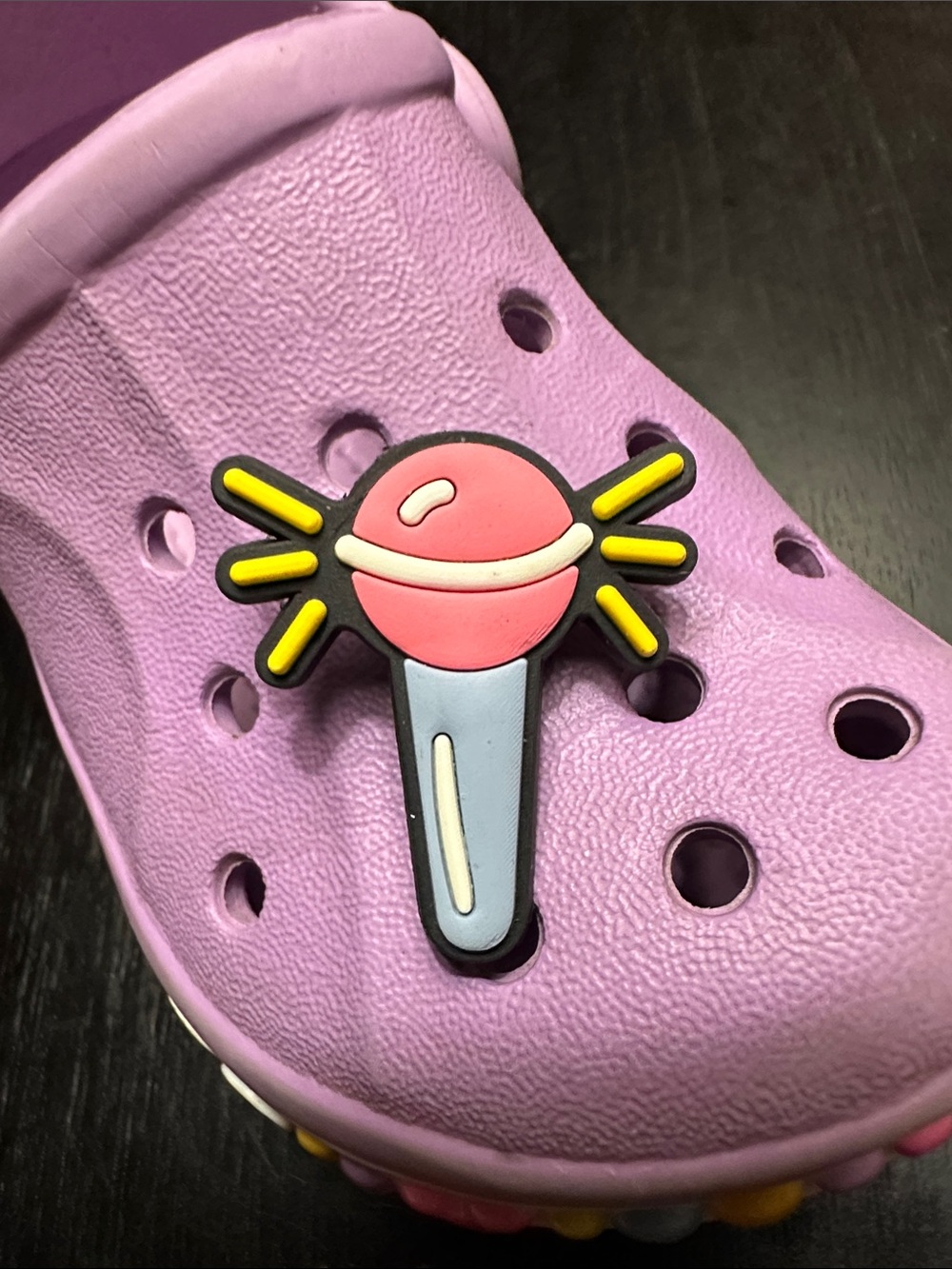 Karaoke Night! Shoe Charm- Microphone Design